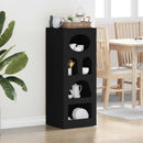 vidaXL Széf ELST Fekete 40 x 35 x 100,5 cm Faanyag