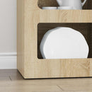 vidaXL Széf ELST Sonoma tölgy 40 x 35 x 100,5 cm Faanyag