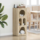 vidaXL Széf ELST Sonoma tölgy 40 x 35 x 100,5 cm Faanyag