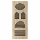 vidaXL Széf ELST Sonoma tölgy 40 x 35 x 100,5 cm Faanyag