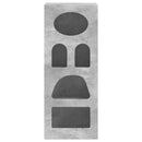 vidaXL Széf ELST Beton Szürke 40 x 35 x 100,5 cm Faanyag