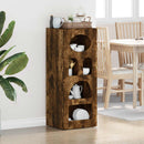 vidaXL Széf ELST Füstölt tölgy 40 x 35 x 100,5 cm Faanyag