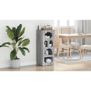 vidaXL Széf ELST Szürke Sonoma 40 x 35 x 100,5 cm Faanyag