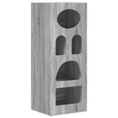 vidaXL Széf ELST Szürke Sonoma 40 x 35 x 100,5 cm Faanyag