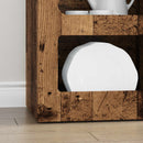 vidaXL Széf ELST Öreg fa 40 x 35 x 100,5 cm Faanyag