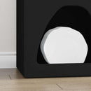 vidaXL Széf ELST Fekete 40 x 35 x 100,5 cm Faanyag