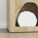 vidaXL Széf ELST Sonoma tölgy 40 x 35 x 100,5 cm Faanyag