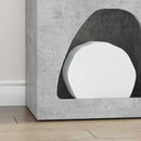 vidaXL Széf ELST Beton Szürke 40 x 35 x 100,5 cm Szerelt Fa