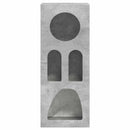 vidaXL Széf ELST Beton Szürke 40 x 35 x 100,5 cm Faanyag