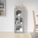 vidaXL Széf ELST Szürke Sonoma 40 x 35 x 100,5 cm Faanyag