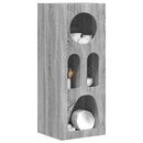 vidaXL Széf ELST Szürke Sonoma 40 x 35 x 100,5 cm Faanyag