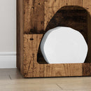 vidaXL Széf ELST Öreg fa 40 x 35 x 100,5 cm Faanyag