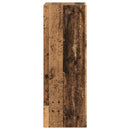 vidaXL Széf ELST Öreg fa 40 x 35 x 100,5 cm Faanyag