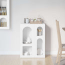 vidaXL Széf ELST Fehér 59 x 35 x 80.5 cm Faanyag