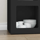 vidaXL Széf ELST Fekete 59 x 35 x 80.5 cm Faanyag