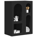 vidaXL Széf ELST Fekete 59 x 35 x 80.5 cm Faanyag