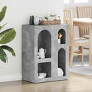 vidaXL Széf ELST Beton Szürke 59 x 35 x 80.5 cm Faanyag
