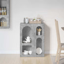 vidaXL Széf ELST Beton Szürke 59 x 35 x 80.5 cm Szerelt Fa