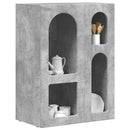 vidaXL Széf ELST Beton Szürke 59 x 35 x 80.5 cm Szerelt Fa