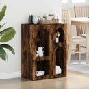 vidaXL Széf ELST Füstölt tölgy 59 x 35 x 80.5 cm Faanyag