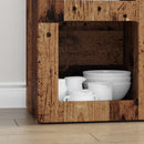 vidaXL Széf ELST Öreg fa 59 x 35 x 80.5 cm Faanyag
