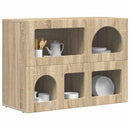 vidaXL Széf ELST Sonoma tölgy 80,5 x 35 x 59 cm Faanyag