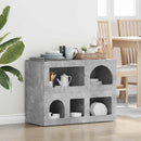 vidaXL Széf ELST Beton Szürke 80,5 x 35 x 59 cm Faanyag