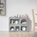 vidaXL Széf ELST Beton Szürke 80,5 x 35 x 59 cm Faanyag