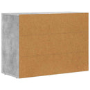 vidaXL Széf ELST Beton Szürke 80,5 x 35 x 59 cm Faanyag