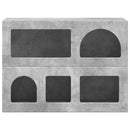 vidaXL Széf ELST Beton Szürke 80,5 x 35 x 59 cm Faanyag