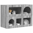 vidaXL Széf Szürke Sonoma 80,5 x 35 x 59 cm Faanyag