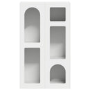 vidaXL Széf ELST Fehér 59 x 35 x 100,5 cm Faanyag