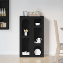 vidaXL Széf ELST Fekete 59 x 35 x 100,5 cm Faanyag