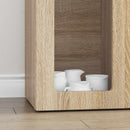 vidaXL Széf ELST Sonoma tölgy 59 x 35 x 100,5 cm Faanyag