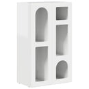vidaXL Széf ELST Magas Fényű Fehér 59 x 35 x 100,5 cm Faanyag