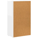 vidaXL Széf ELST Magas Fényű Fehér 59 x 35 x 100,5 cm Faanyag