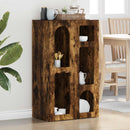 vidaXL Széf ELST Füstölt tölgy 59 x 35 x 100,5 cm Faanyag