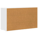 vidaXL Széf ELST Fehér 100 x 35 x 59 cm Faanyag