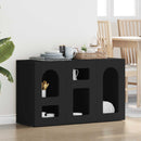 vidaXL Széf ELST Fekete 100 x 35 x 59 cm Faanyag