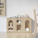 vidaXL Széf ELST Sonoma tölgy 100 x 35 x 59 cm Faanyag