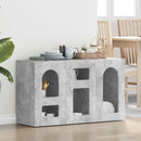 vidaXL Széf ELST Beton Szürke 100 x 35 x 59 cm Faanyag