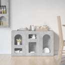 vidaXL Széf ELST Beton Szürke 100 x 35 x 59 cm Faanyag