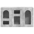 vidaXL Széf ELST Beton Szürke 100 x 35 x 59 cm Faanyag