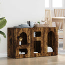 vidaXL Széf ELST Füstölt tölgy 100 x 35 x 59 cm Faanyag