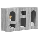 vidaXL Széf ELST Szürke Sonoma 100 x 35 x 59 cm Faanyag