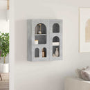 vidaXL Függő szekrény ELST Betonszürke 59 x 20 x 71,5 cm Szerelt Fa