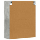 vidaXL Függő szekrény ELST Betonszürke 59 x 20 x 71,5 cm Szerelt Fa