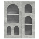 vidaXL Függő szekrény ELST Betonszürke 59 x 20 x 71,5 cm Szerelt Fa