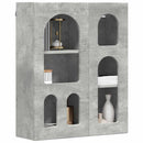 vidaXL Függő szekrény ELST Betonszürke 59 x 20 x 71,5 cm Szerelt Fa
