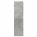 vidaXL Függő szekrény ELST Betonszürke 59 x 20 x 71,5 cm Szerelt Fa